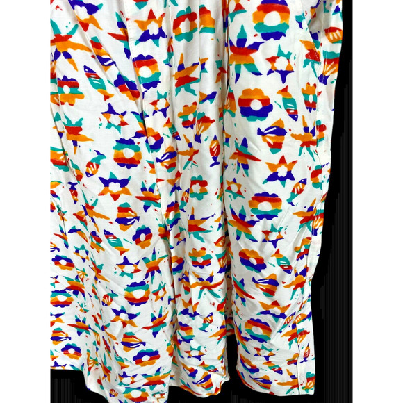 Levis x Dockers Shorts Vintage NEW 1980s Size 2XL Mens White Tropical Rainbow - Picture 4 of 14